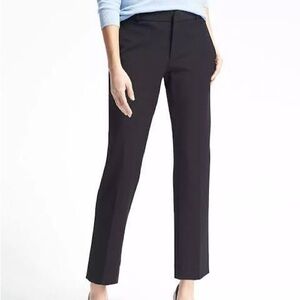 Banana Republic Ryan Black Stretch Twill Pants